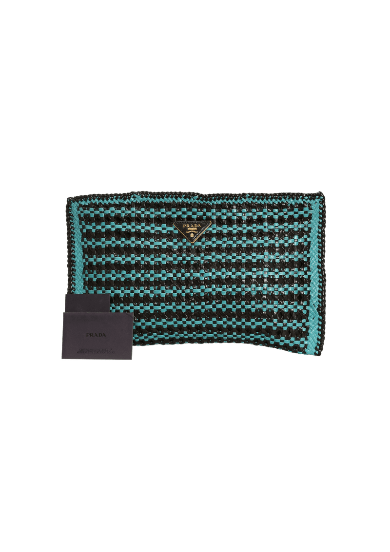 RAFFIA CLUTCH