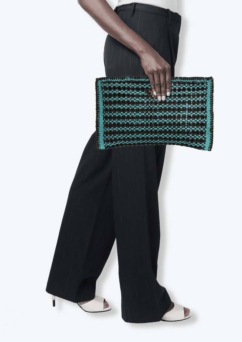 RAFFIA CLUTCH