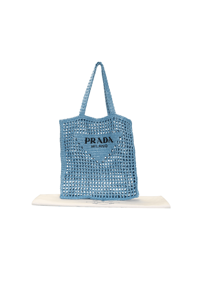 RAFFIA TOTE BAG