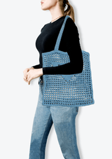 RAFFIA TOTE BAG