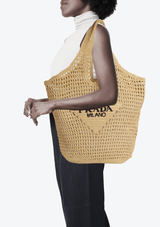 RAFFIA TOTE BAG