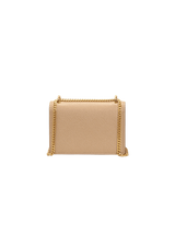 SAFFIANO CARD HOLDER WITH CHAIN