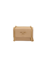 SAFFIANO CARD HOLDER WITH CHAIN