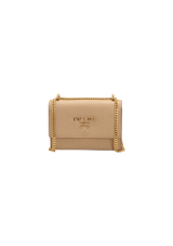 SAFFIANO CARD HOLDER WITH CHAIN