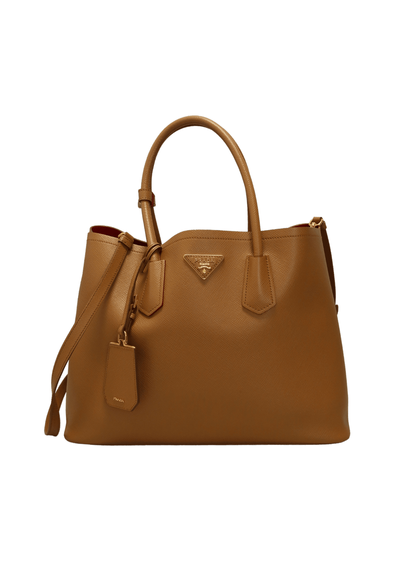 SAFFIANO CUIR DOUBLE TOTE