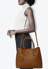 SAFFIANO CUIR DOUBLE TOTE