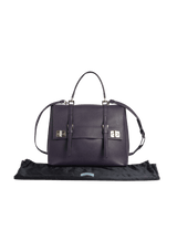 SAFFIANO DOUBLE TURN-LOCK BAG