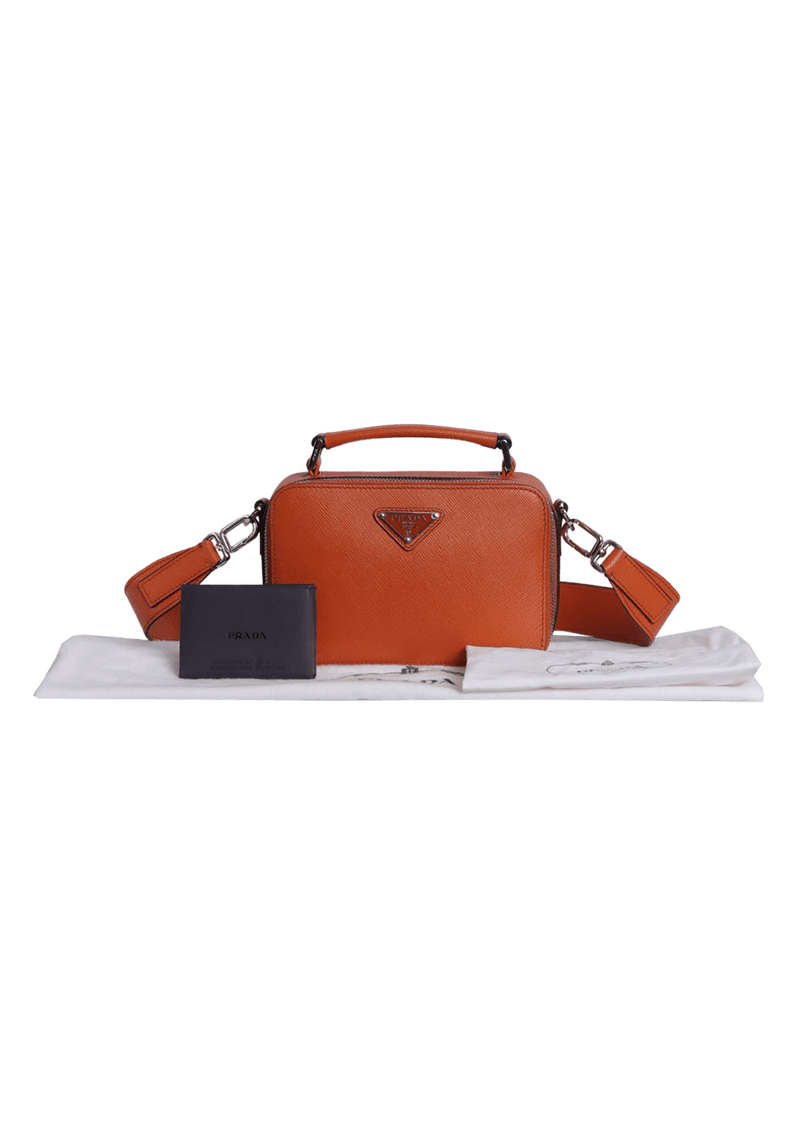 SAFFIANO LUX BRIQUE HANDLE BAG