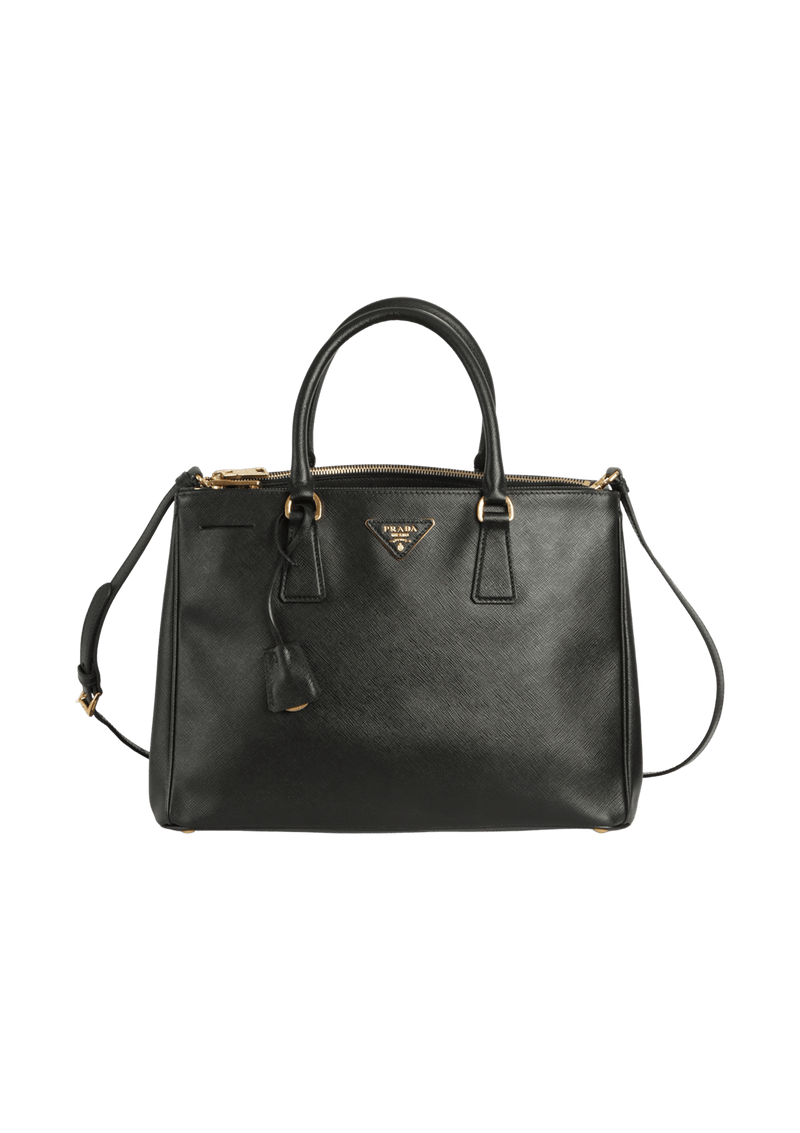 SAFFIANO LUX DOUBLE ZIP GALLERIA