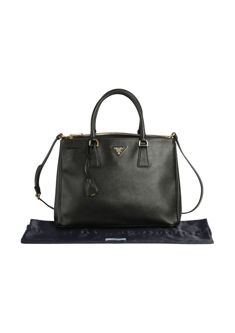 SAFFIANO LUX DOUBLE ZIP GALLERIA