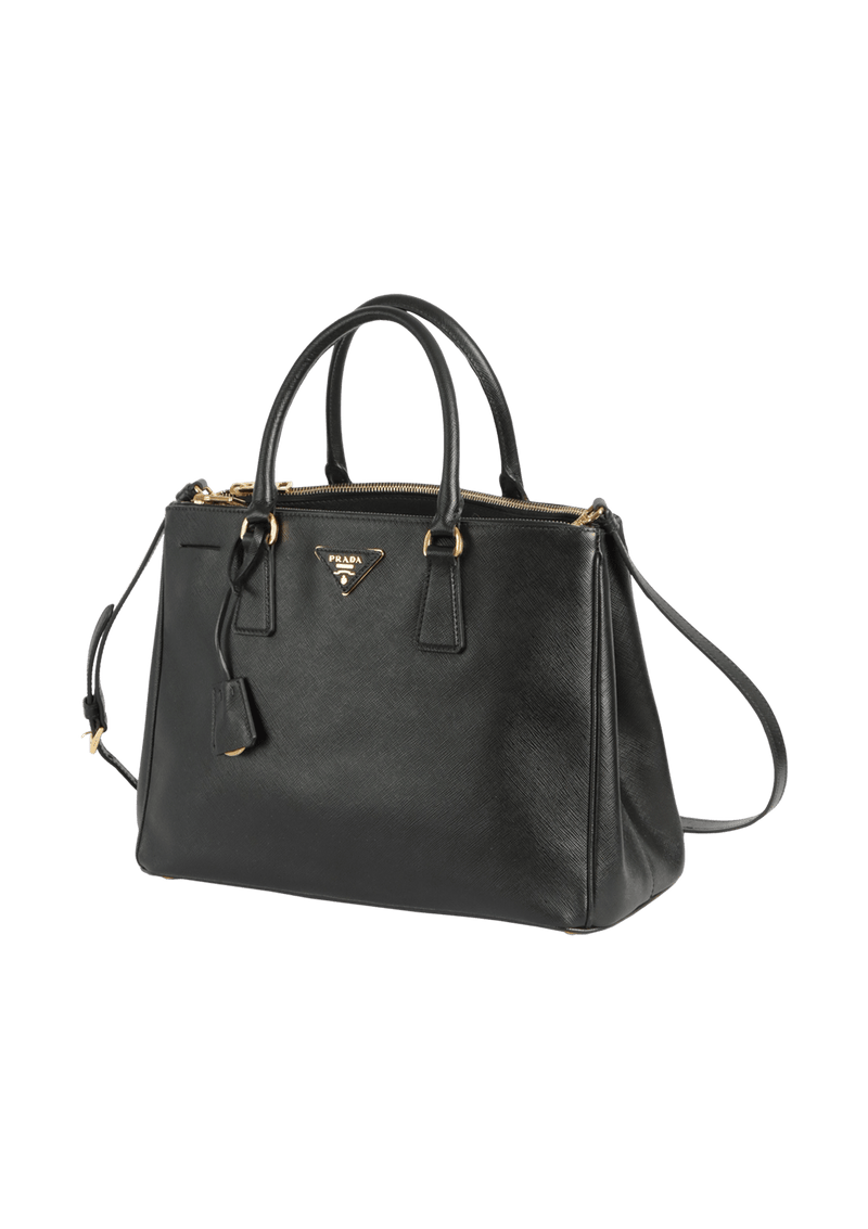 SAFFIANO LUX DOUBLE ZIP GALLERIA