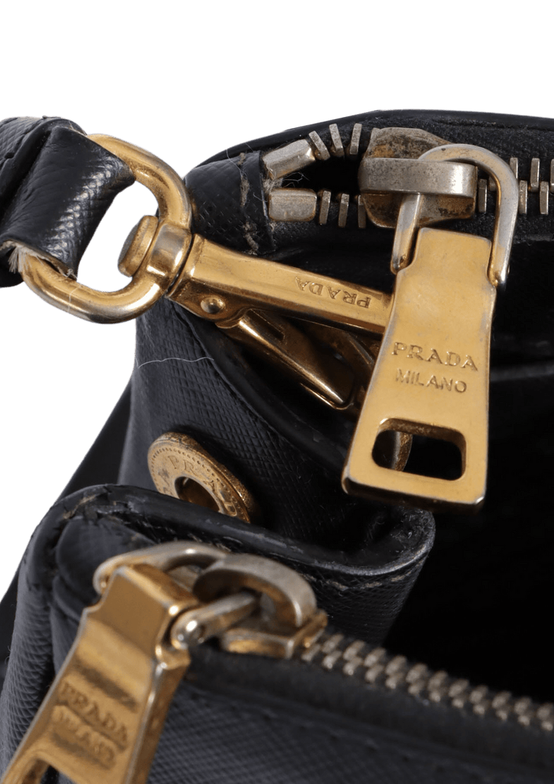 SAFFIANO LUX DOUBLE ZIP GALLERIA