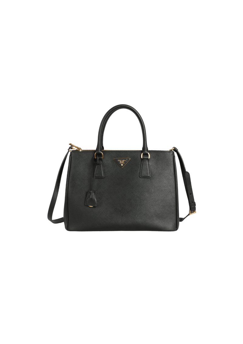 SAFFIANO LUX DOUBLE ZIP GALLERIA