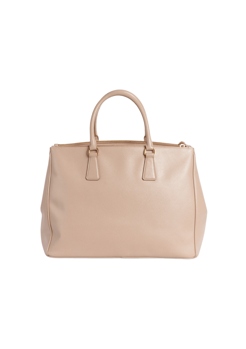 SAFFIANO LUX DOUBLE ZIP GALLERIA