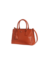 SAFFIANO LUX DOUBLE ZIP GALLERIA SATCHEL