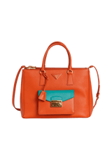 SAFFIANO LUX FRONT POCKET TOTE