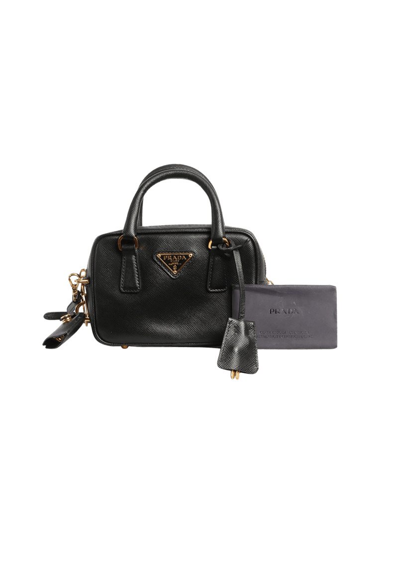 SAFFIANO LUX MINI BAULETTO BAG