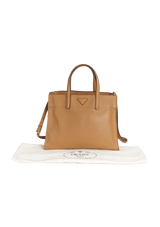 SAFFIANO TRIPLE POCKET TOTE