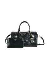 SAFFIANO VERNICE PERFORATED BAG