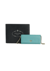 SAFFIANO WALLET ON CHAIN