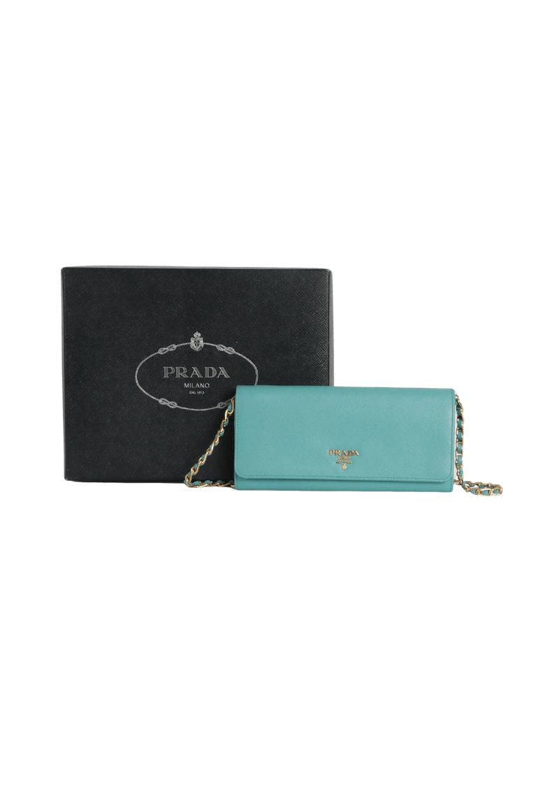 SAFFIANO WALLET ON CHAIN