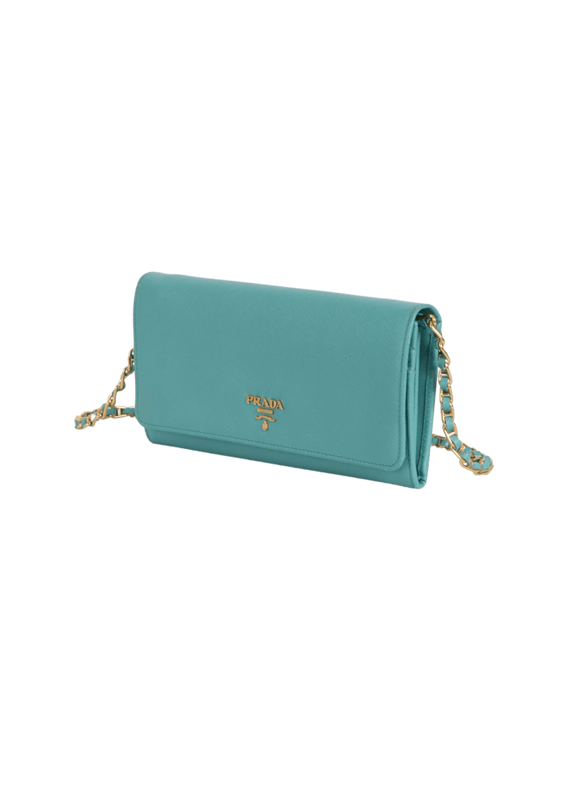 SAFFIANO WALLET ON CHAIN