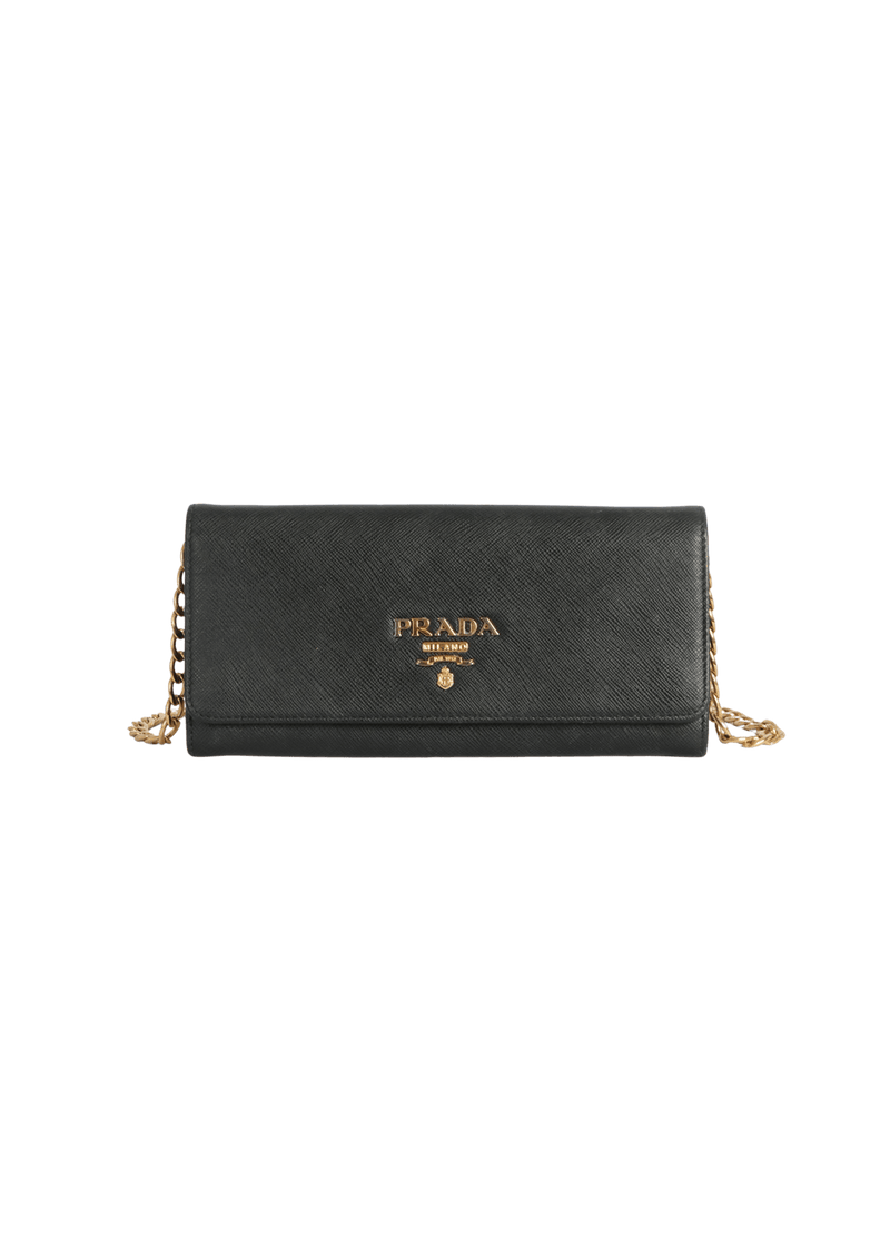 SAFFIANO WALLET ON CHAIN