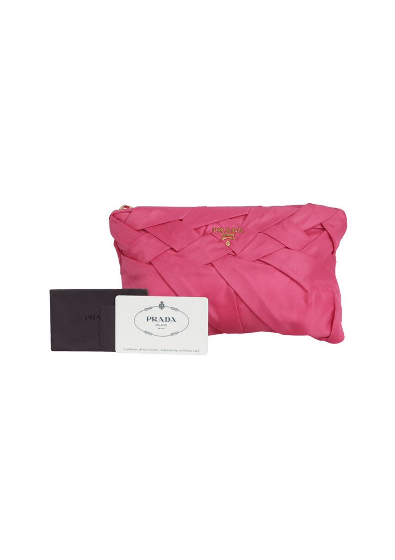 SATIN CLUTCH