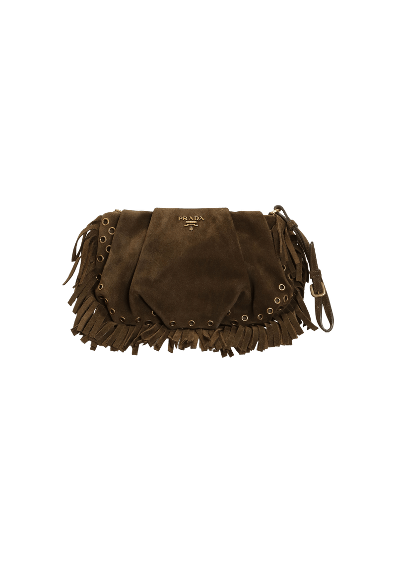 SCAMOSCIATO GROMMET FRINGE WRISTLET