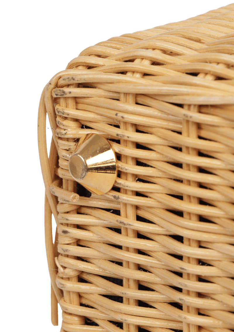 SMALL CANAPA TRIMMED MIDOLLINO WICKER