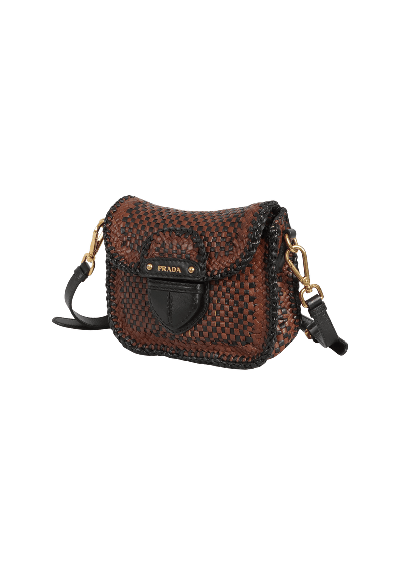 SMALL MADRAS CROSSBODY BAG