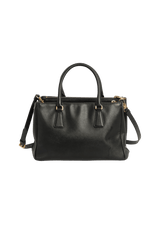 SMALL SAFFIANO LUX DOUBLE ZIP GALLERIA