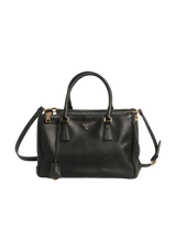 SMALL SAFFIANO LUX DOUBLE ZIP GALLERIA