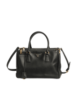 SMALL SAFFIANO LUX DOUBLE ZIP GALLERIA