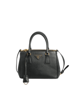 SMALL SAFFIANO LUX DOUBLE ZIP GALLERIA