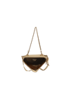 STUDDED TRIANGLE MINI POUCH