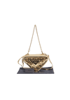 STUDDED TRIANGLE MINI POUCH