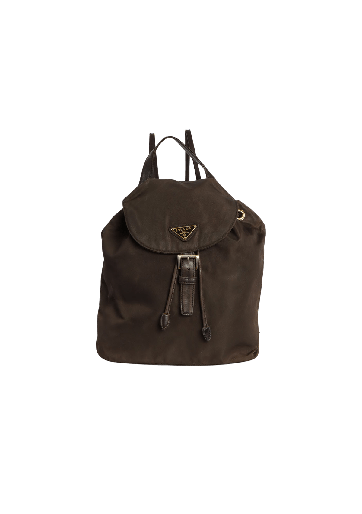 MOCHILA PRADA TESSUTO BACKPACK MARROM ORIGINAL – Gringa