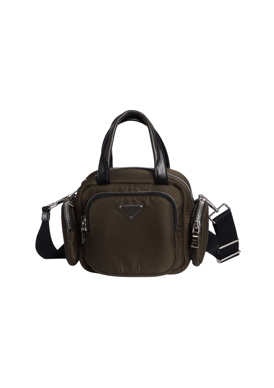 バッグ Prada tessuto BOLSA PRADA TESSUTO CARGO TOP HANDLE BAG VERDE ORIGINAL – Gringa