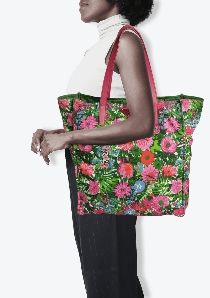 TESSUTO FLORAL TOTE