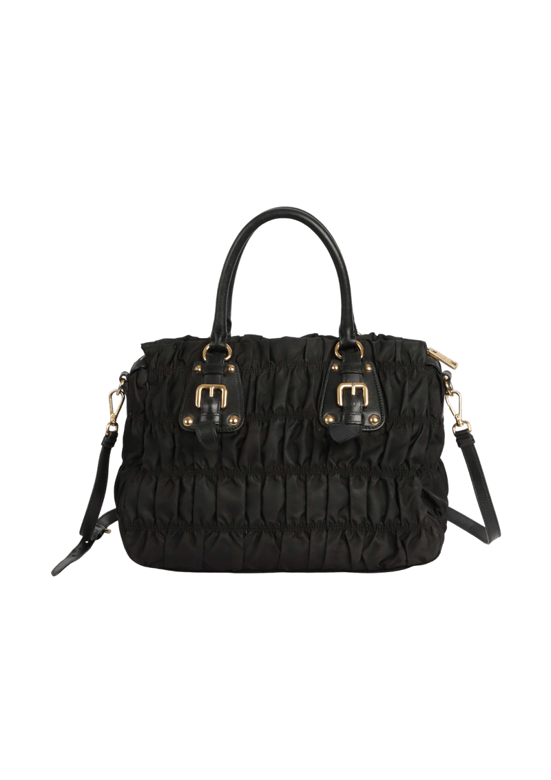 TESSUTO GAUFRE SATCHEL