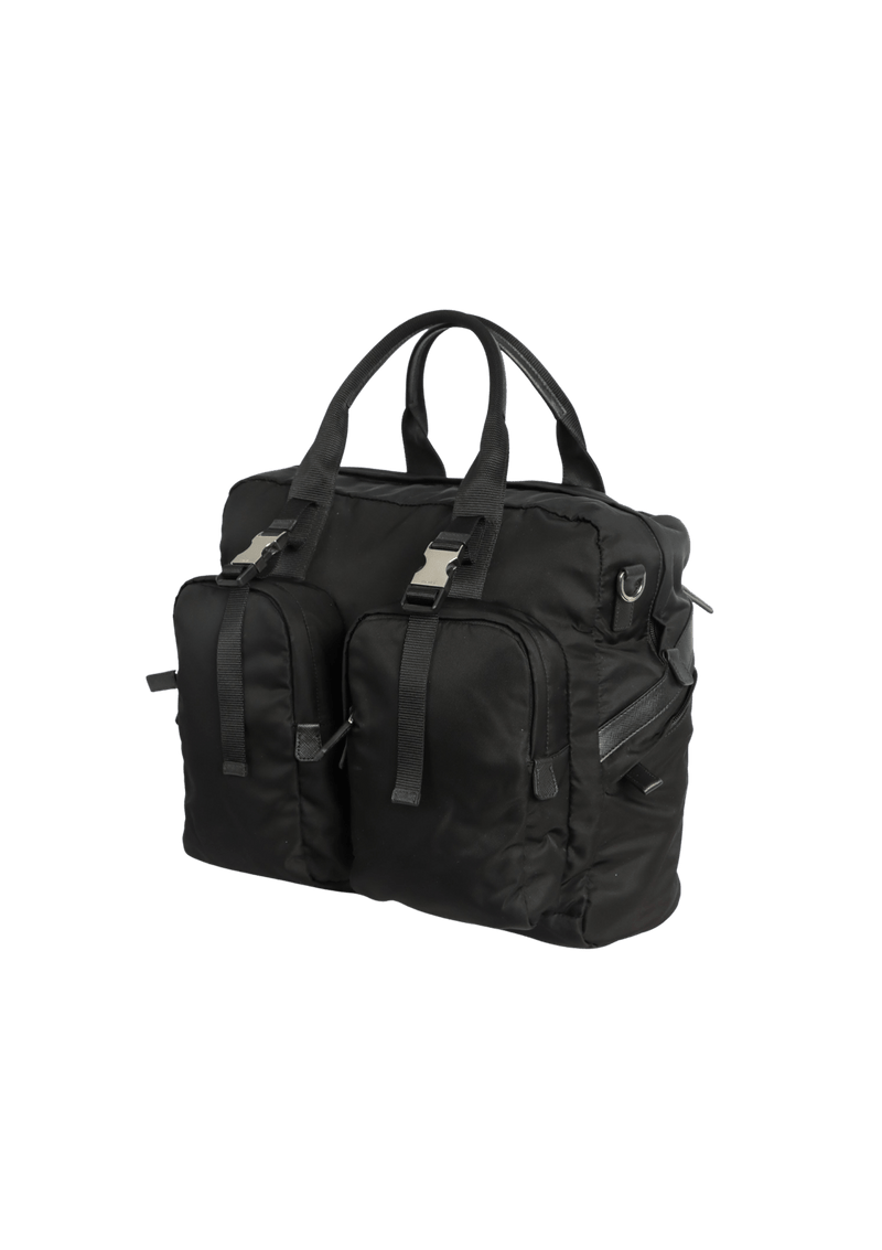 BOLSA PRADA TESSUTO HANDLE BAG PRETO ORIGINAL Gringa