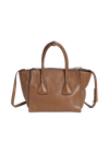 TWIN POCKET GLACE CALF TOTE