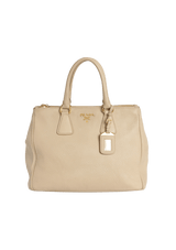 VITELLO DAINO DOUBLE ZIP TOTE