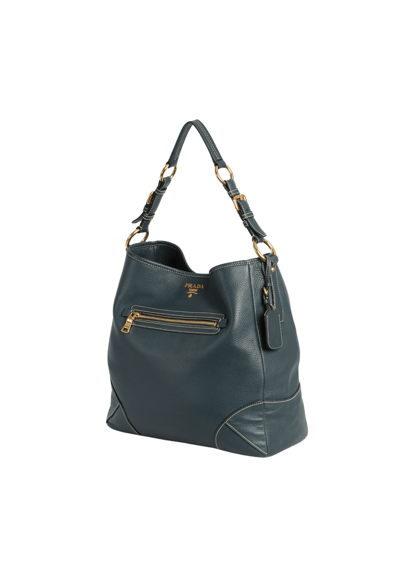 VITELLO DAINO FRONT ZIP BAG