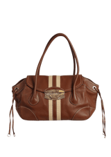VITELLO DAINO PUSHLOCK TOTE BAG