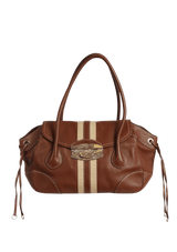 VITELLO DAINO PUSHLOCK TOTE BAG