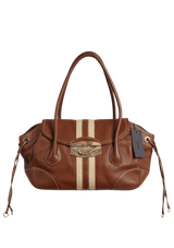 VITELLO DAINO PUSHLOCK TOTE BAG