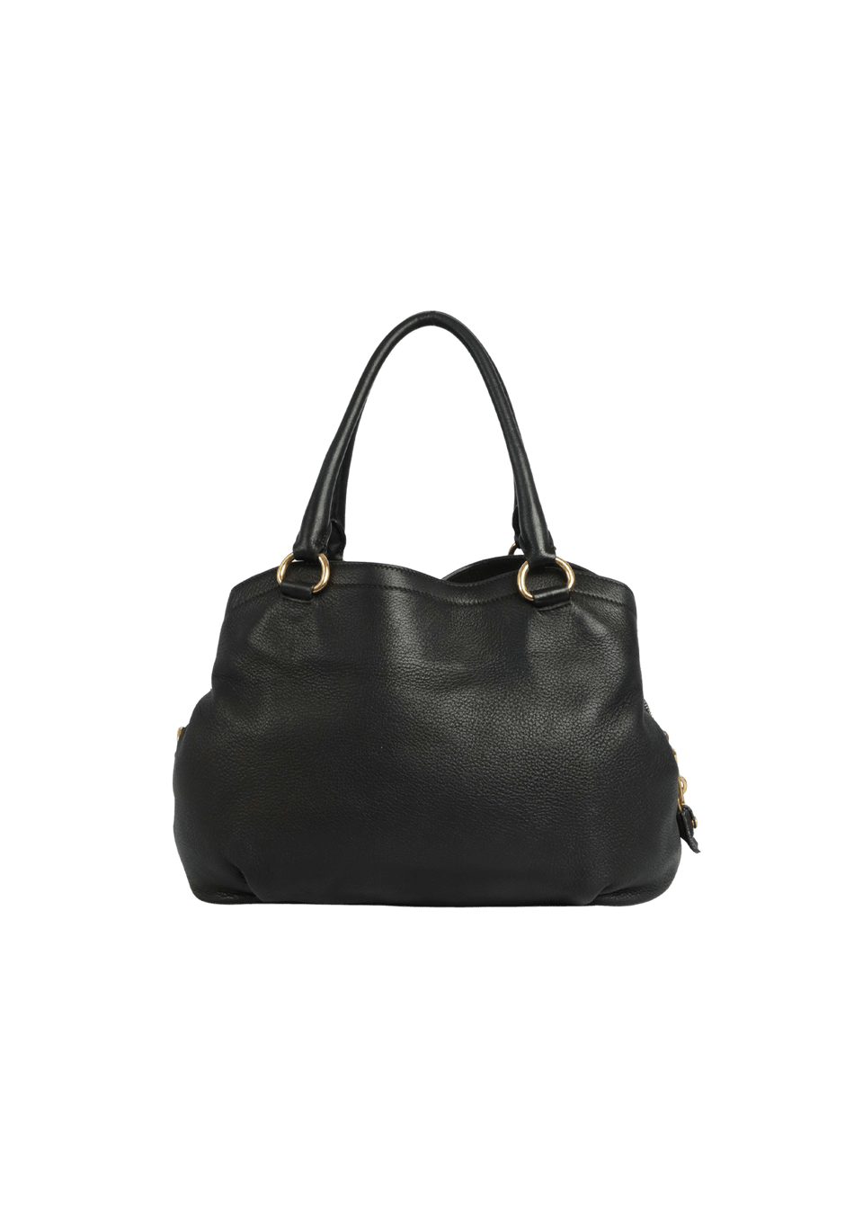 BOLSA PRADA VITELLO DAINO SHOULDER BAG PRETO ORIGINAL – Gringa