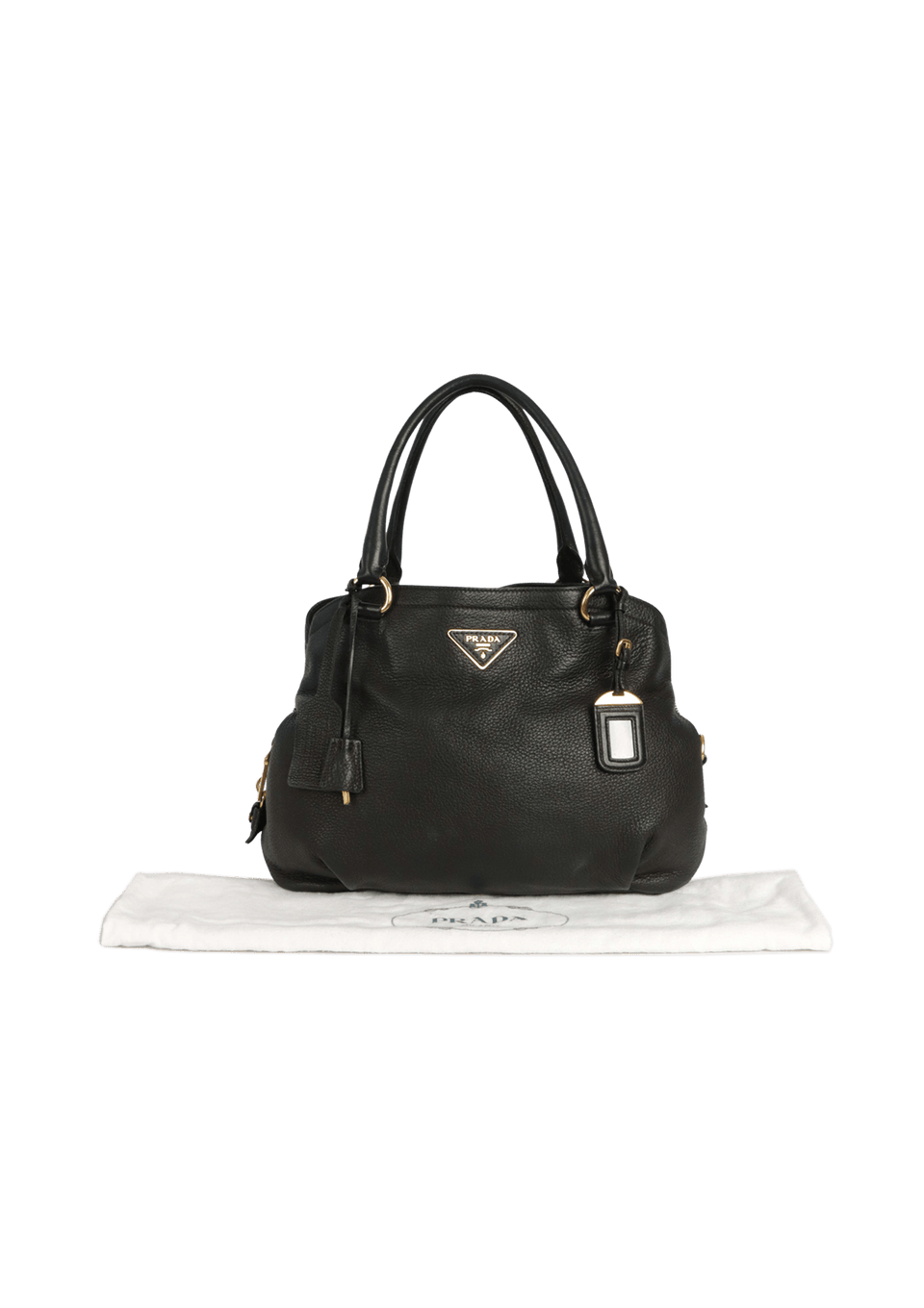 【極美品✨】PRADA プラダ　ボディバッグ　VITELLO DAINO 黒 PRADA（プラダ） 【並行輸入品】 ボディバッグ ショルダーバッグ VIT